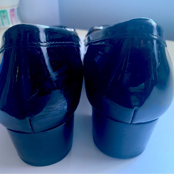 Michael Kors Lainey Mid Heel Loafers with silver hardware - Picture 3 of 4